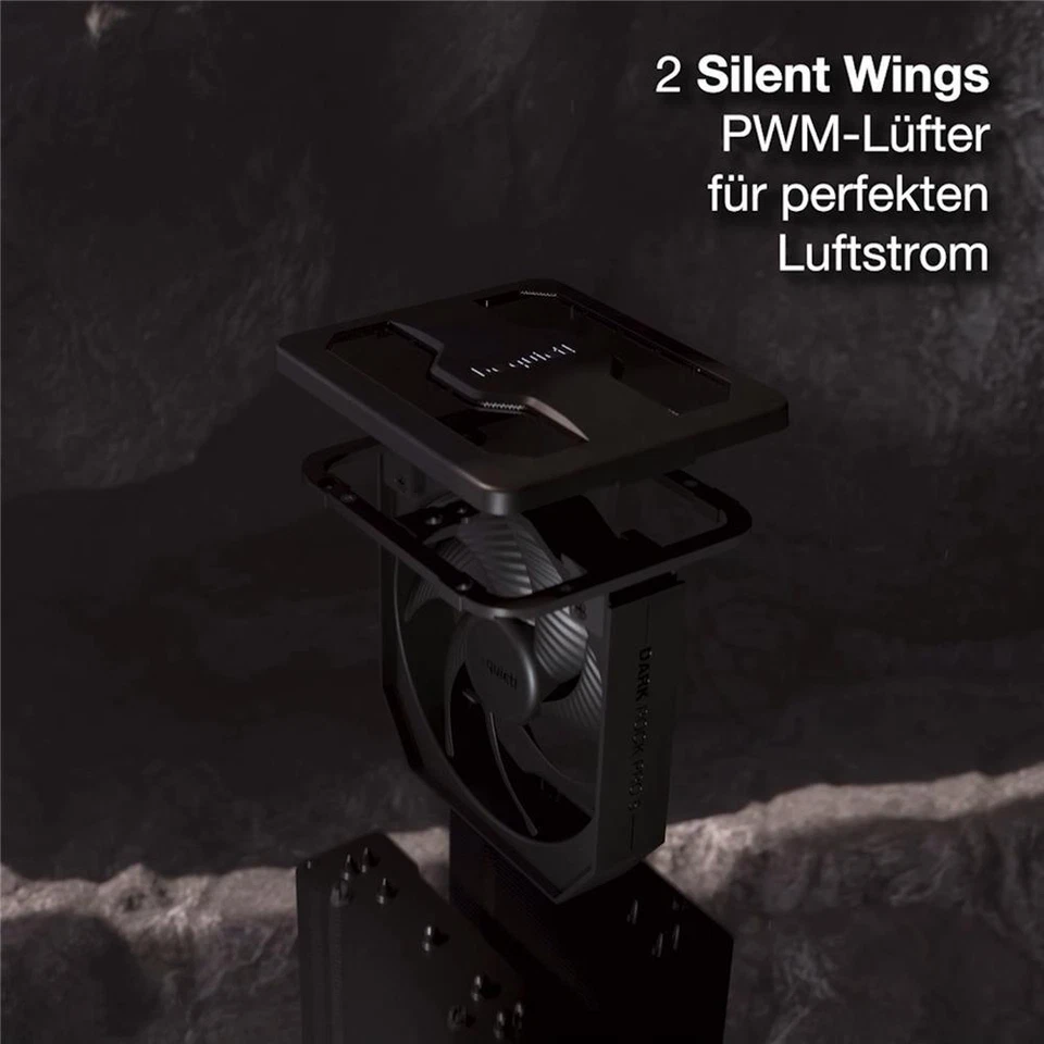be quiet! Dark Rock Pro 5 Luftkühler Kühlleistung Heatpipes PWM Lüfter 12V BK036 - Bild 3 von 4