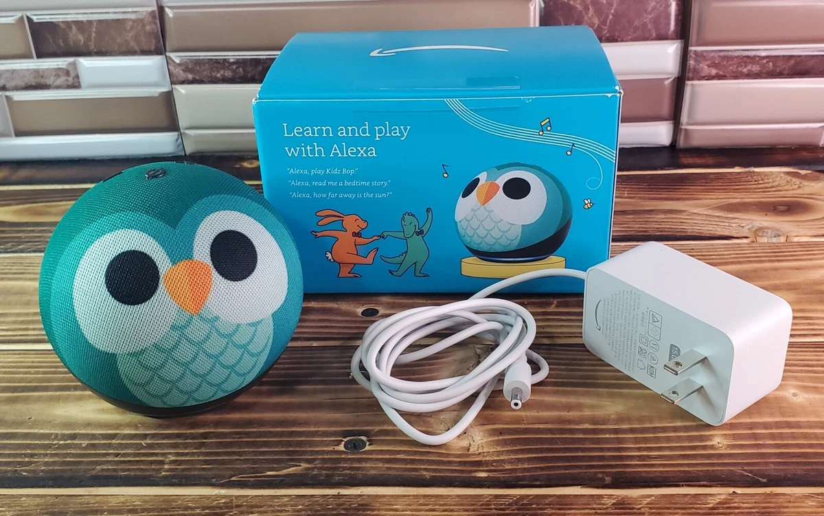 Echo Dot (5th Gen, 2022 release) Kids | Designed for kids, with parental  controls | Owl