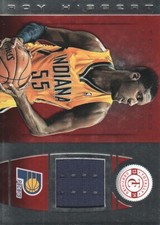 2013-14 Totally Certified Materials Red #47 Roy Hibbert Jersey Rare Card /99  