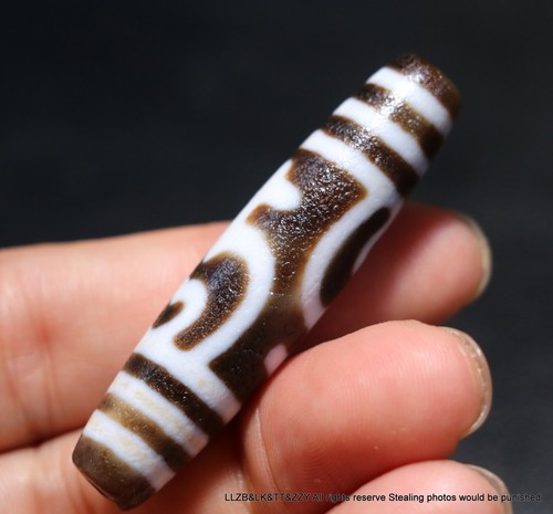 Magic Power Tibetan Old Agate Oily Treasure Bottle dZI Bead Amulet Pendant AJK10 - 第 7/8 張圖片