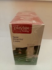 Lot of 2 Playtex Drop-ins 100ct Nurser Bottle Liners 8-10oz - 200 Total Liners