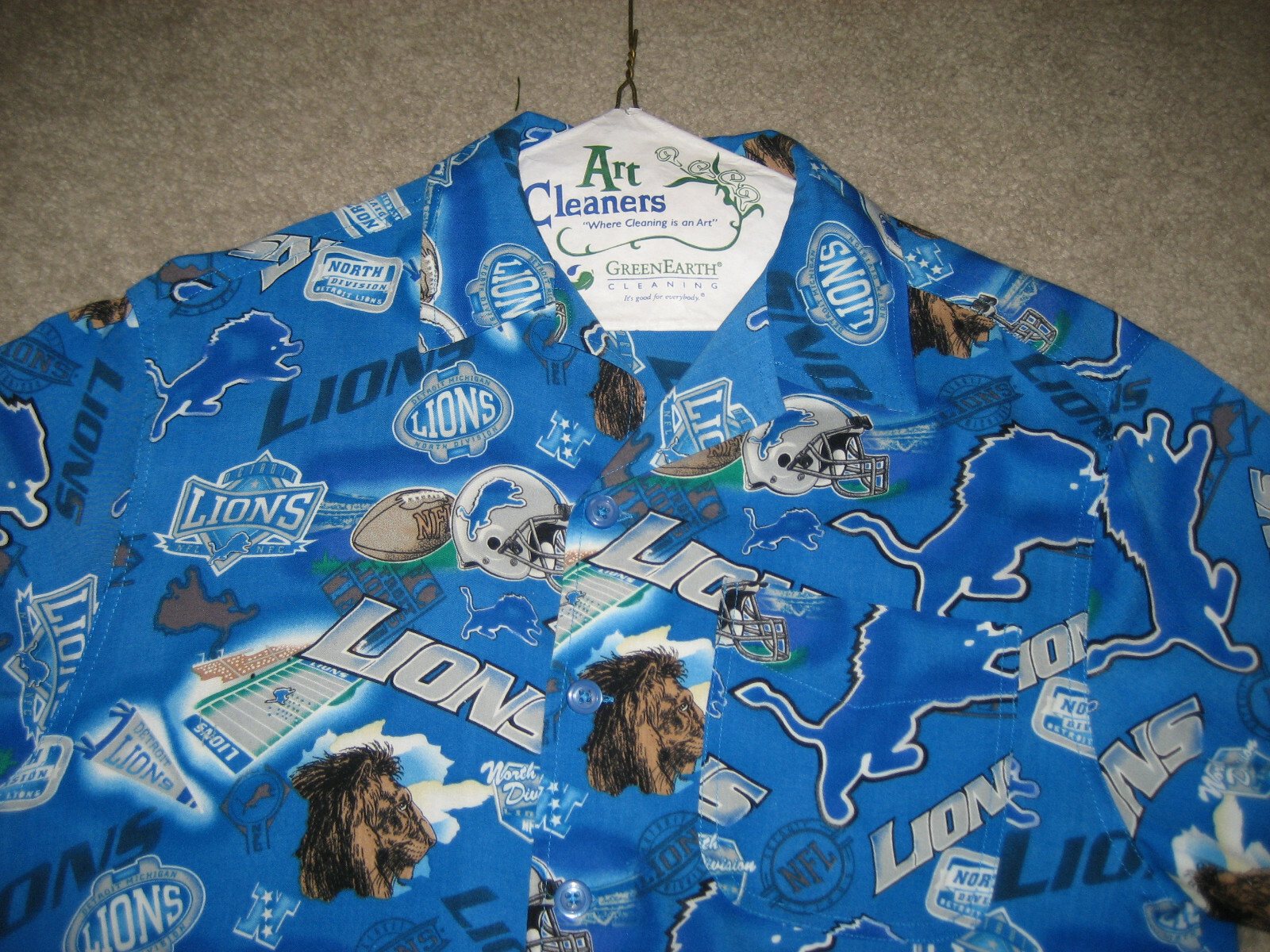 detroit lions hawaiian shirt