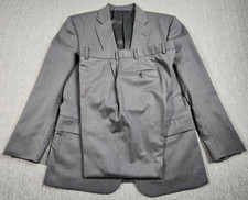 BROOKS BROTHERS Suit Mens Gray PinStripe Made In Thailand See Measurement Size