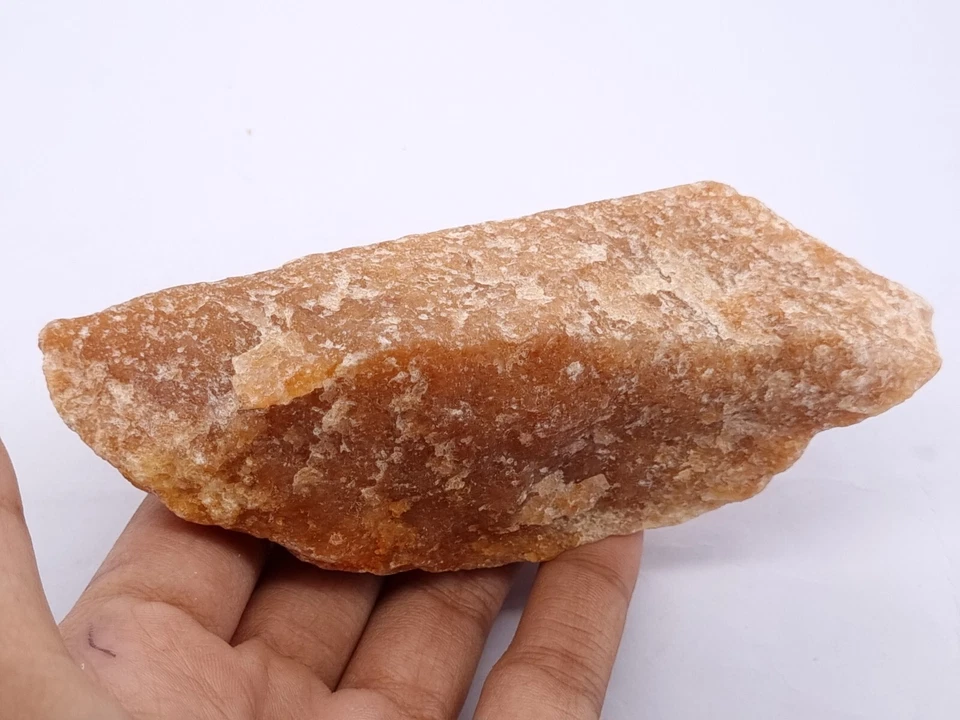 Natural Certified Earth Minded Sin Tratar 970.90 Ct Naranja Aventurina Áspera Foto 4 de 4