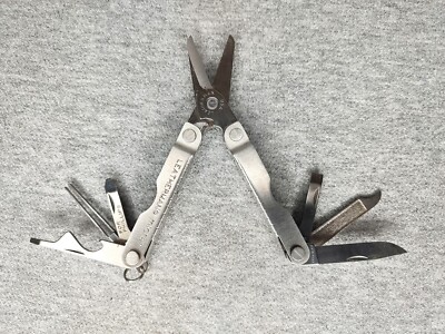 LEATHERMAN Micra Keychain Multitool with Spring Action Scissors