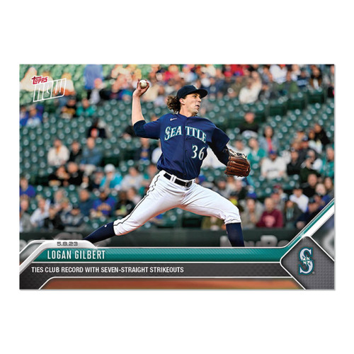 2023 Topps Now 256 Logan Gilbert