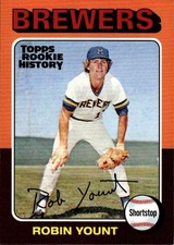 2018 Topps Archives #223 Robin Yount Topps Rookie History