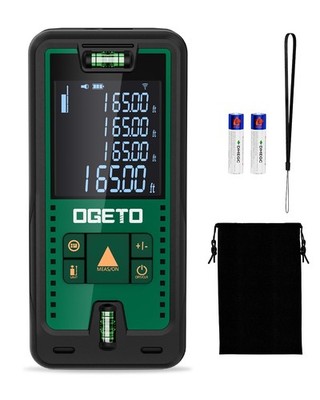 Laser Entfernungsmesser OGETO 50m LCD 99 Datensätze Pythagoras
