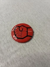 Holocaust Survivor Tattooed Power Fist Jewish Political Activism Pin