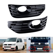 2X Front Stoßstange Nebelscheinwerfer Gitter Für VW Transporter T5.1 2010-2015
