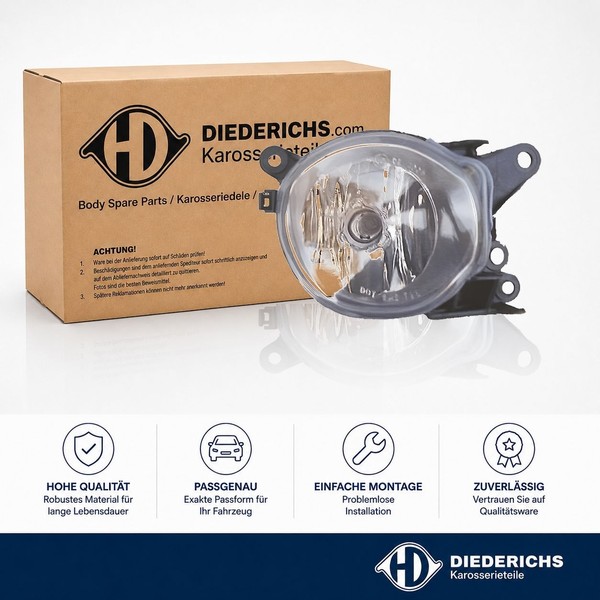 Nebelscheinwerfer Rechts Diederichs 1016188 FÜR Audi Nebelleuchte Nebellicht-image
