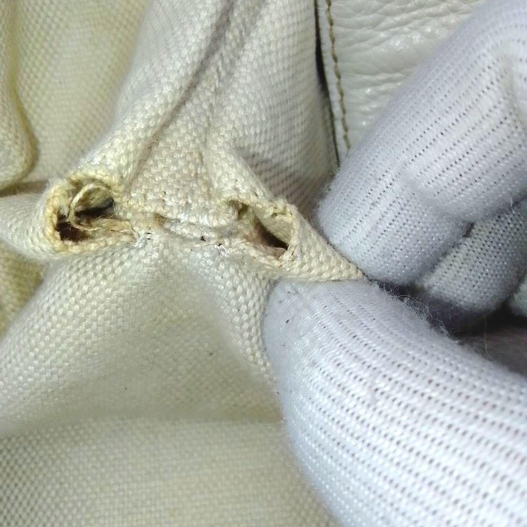 GUCCI Soho Tote Bag Leather Beige Fringe Charm Authentic B Grade thumbnail 13