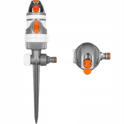 2 Funktionen Kreisregner Rasensprenger 320 qm Impulsregner Sprinkler Bradas 5466