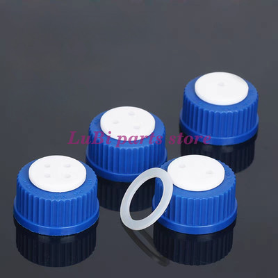 1Pcs New Mobile phase bottle cap GL45 screw chemical reagent bottle cap