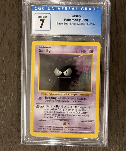 Gastly (Shadowless) graded CGC 7 for sale on eBay
