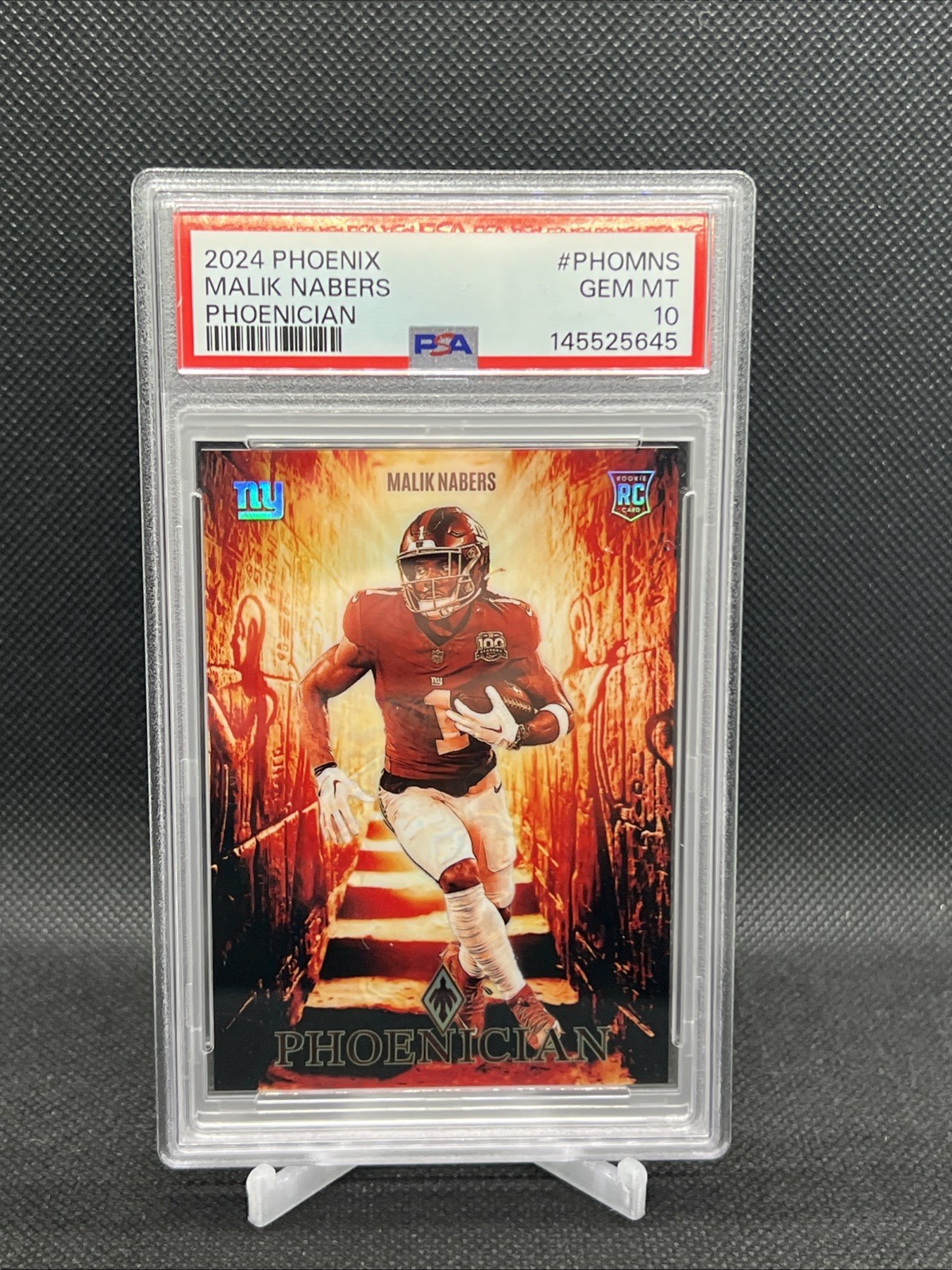 Malik Nabers Panini Phoenix Phoenician #PHOMNS Base
