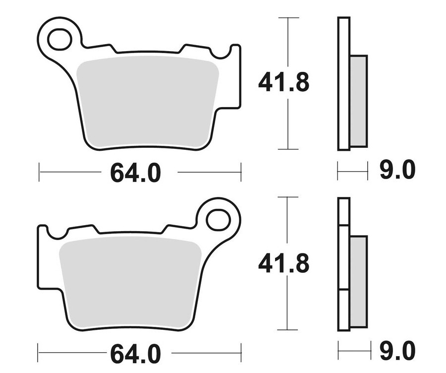 Plaquettes de frein Quad et Off-Road BRAKING 891CM44 pour rouler en toute sécurité dans la boue