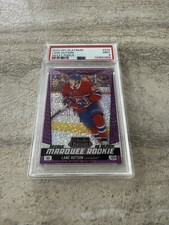 2024 OPC Platinum Lane Hutson Marquee Rookie Violet Pixels /299 PSA 9 Mint