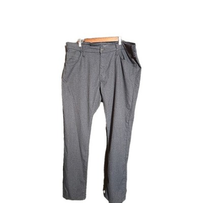 Mavi Marcus Slim Straight Leg Pants Mens Dark Grey Charcoal Stretch Trousers