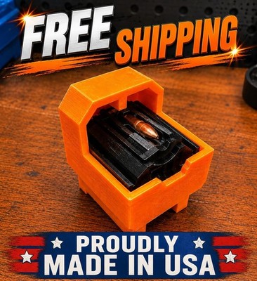 Magazine Loader for Ruger 10/22 BX-1 Magazine Speedloader Thumb Saver - Orange