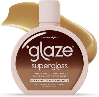 Glaze Sheer Glow Transparent Clear Conditioning Super Gloss Haarmaske zur Verbesserung