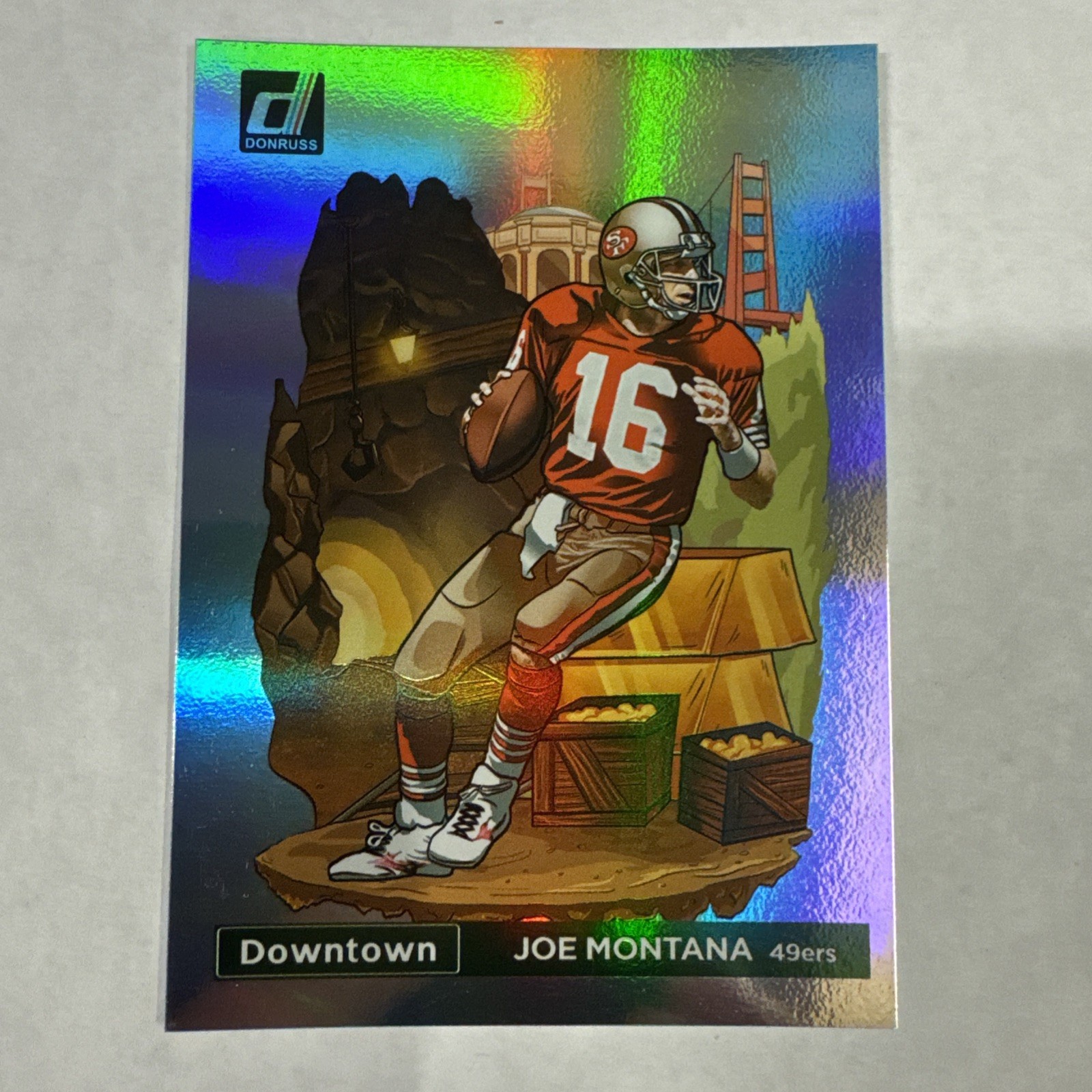 Joe Montana 2023 Panini Donruss #D-7 Downtown 49ers