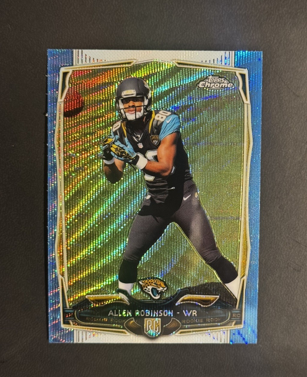 2014 Topps Chrome- Allen Robinson- Blue Wave Refractor #172 Rookie RC- Jags