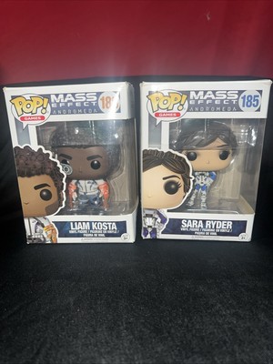 Funko - POP Games: Mass Effect: Andromeda - Sara Ryder #185 Liam Kosta #188