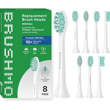 Plaque Control Replacement Toothbrush Heads, Compatible with Philips Sonicare...