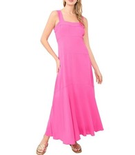 Vince Camuto Hot Pink/fuchsia Sundress Maxi Large Beach Boho Barbicore Chic