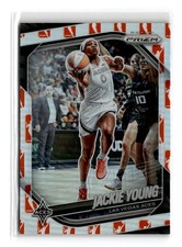 Jackie Young 2025 Panini Prizm WNBA WNBA Logo Prizms #23 Las Vegas Aces