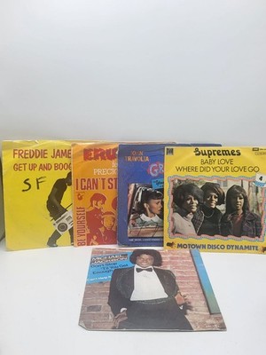 ZW- Konvolut Vinyl 45t Michael Jackson Supremes Grease Eruption Freddie James Disco