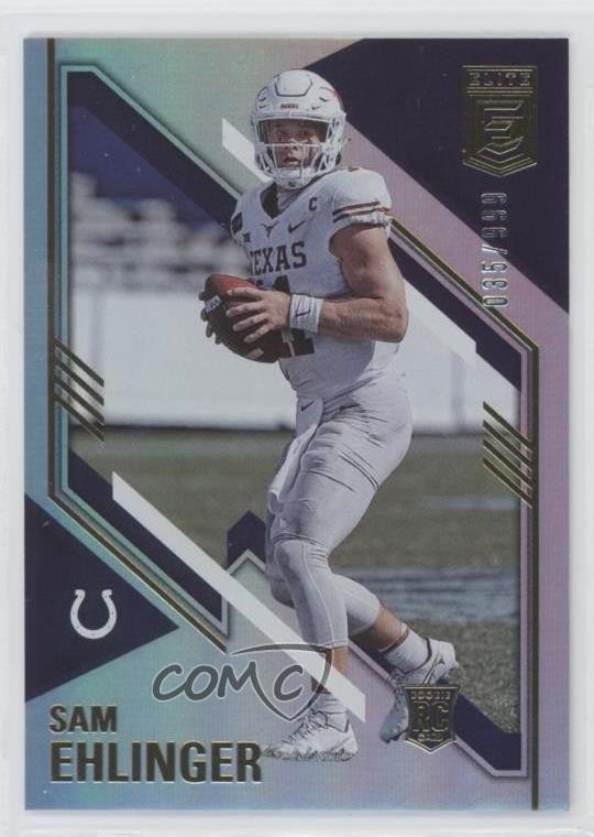 2021 Panini Donruss Elite Rookies 35/999 Sam Ehlinger #170 00jz