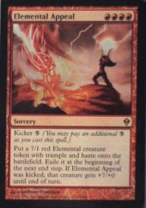 Elemental Appeal - Zendikar #123 Rare Sorcery