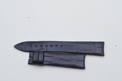 ULYSSE NARDIN LEDER ARMBAND 17MM FÜR DORNSCHLIESSE 14MM NEU BLAU