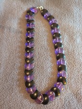 1960s Acrylic Bead Choker Necklace