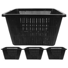 4pcs Hydroponics Mesh Net Cup - 9x9in Square Mesh Pond Containers/Planter