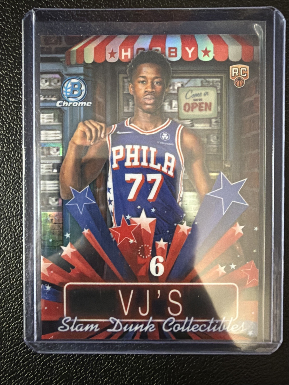 2025-26 Bowman Chrome VJ Edgecombe Hobby Stars Refractor RC