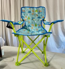 Firefly Outdoor Gear Youth Fold Up Camping Chair Blue Camping Print NEW