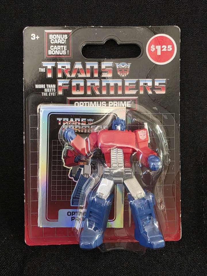 Transformers Just Play Mini Figures W/ Card Complete Set Of 5 Optimus Megatron - Image 2 of 4