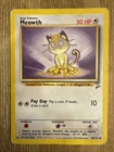 MEOWTH 80/130 Common Base Set 2 WOTC 2000 Pokemon - DMG