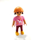 Playmobil Girl Child Figure Horse Shirt Hat