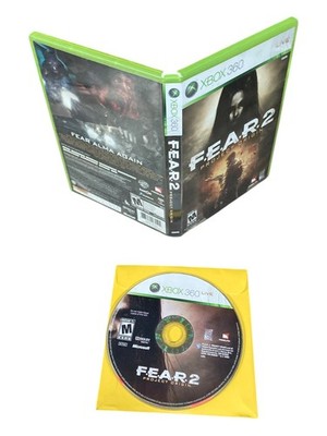 Microsoft Xbox 360 Disc Case No Manual TESTED FEAR F.E.A.R. 2: Project Origin