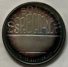 1 Oz .999 Silver Round FOR SOMEONE SPECIAL HAPPY HOLIDAYS - With Blue Toning