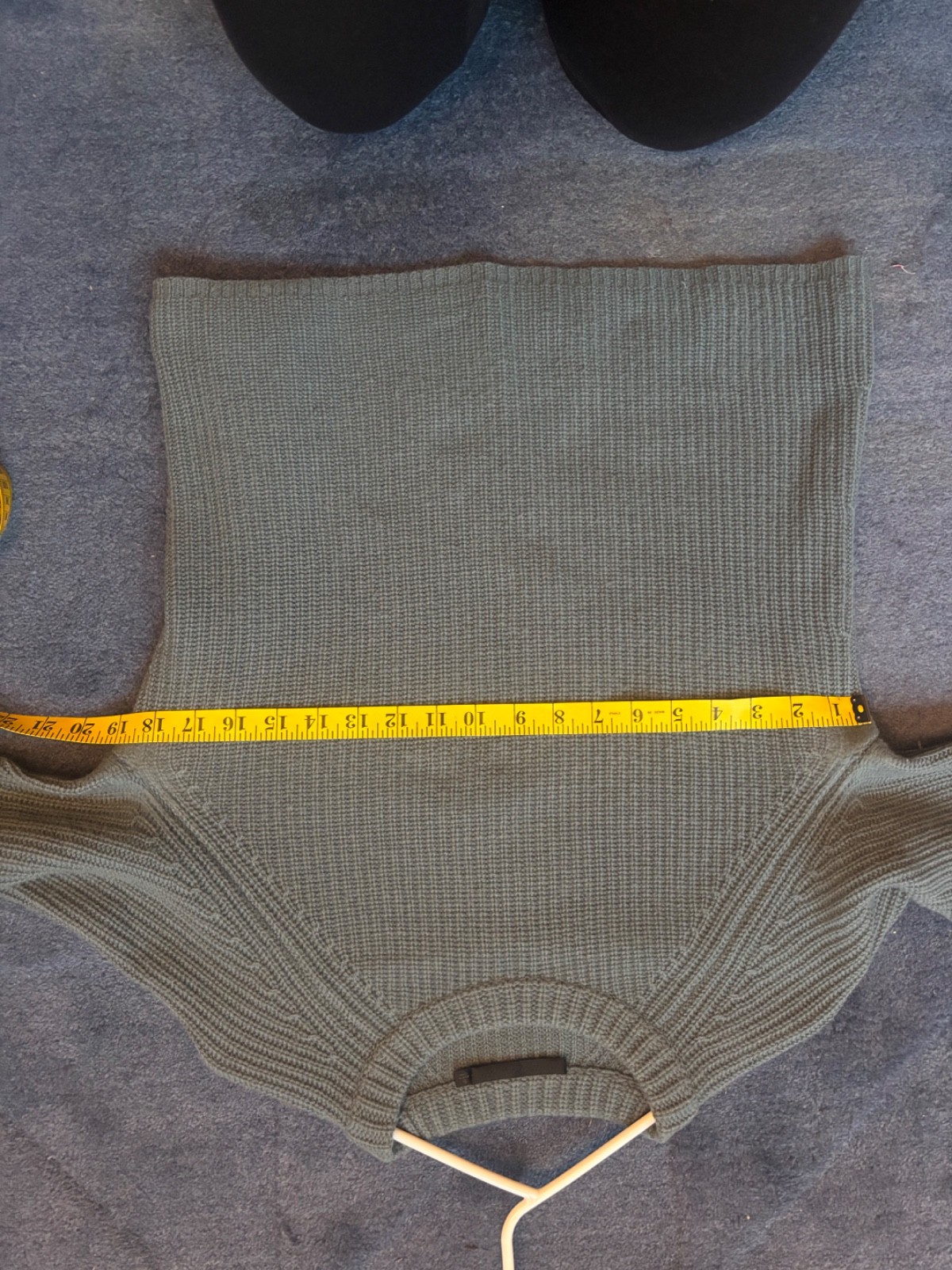 Jenni Kayne Womens Cashmere Fisherman Sweater Sz Small Navy Pullover $425