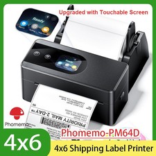 4x6 Shipping Label Printer Upgraded with Touchable Screen Thermal with 20x label