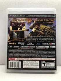 Uncharted 3: Drake's Deception (PlayStation 3, 2011) Complete w/ Manual Tested