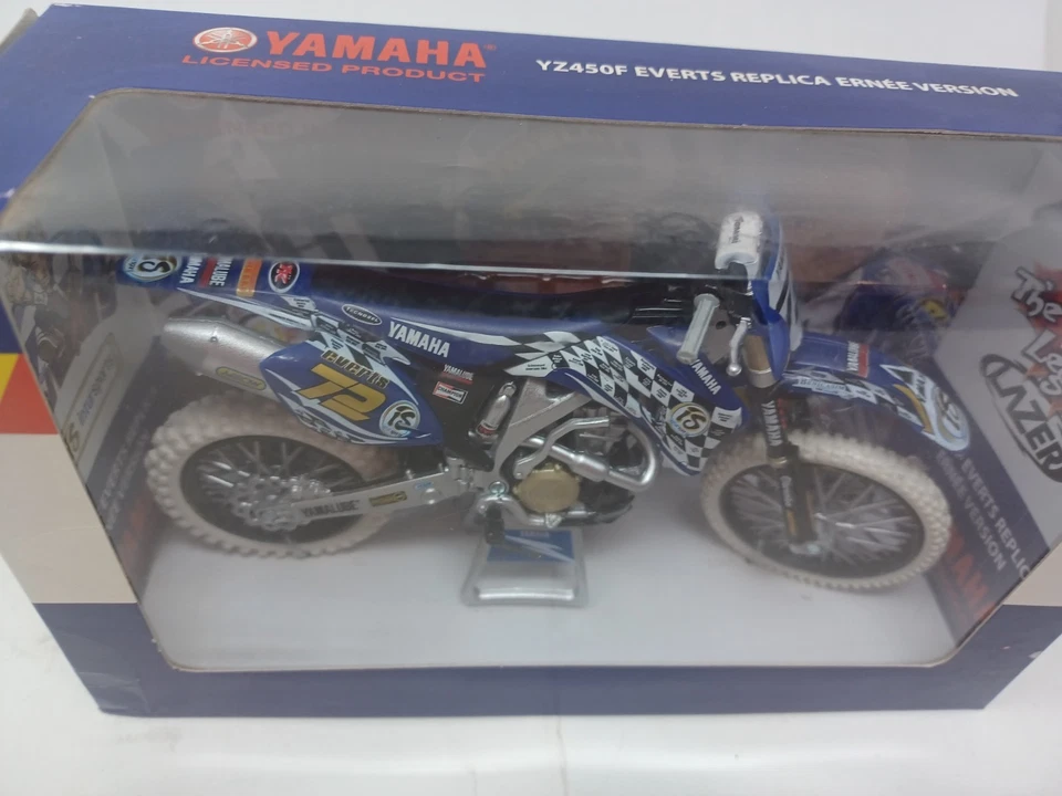 Nuevo Ray Yamaha YZ450F Everts réplica Ernee versión 1:12 diecast  Foto 3 de 4