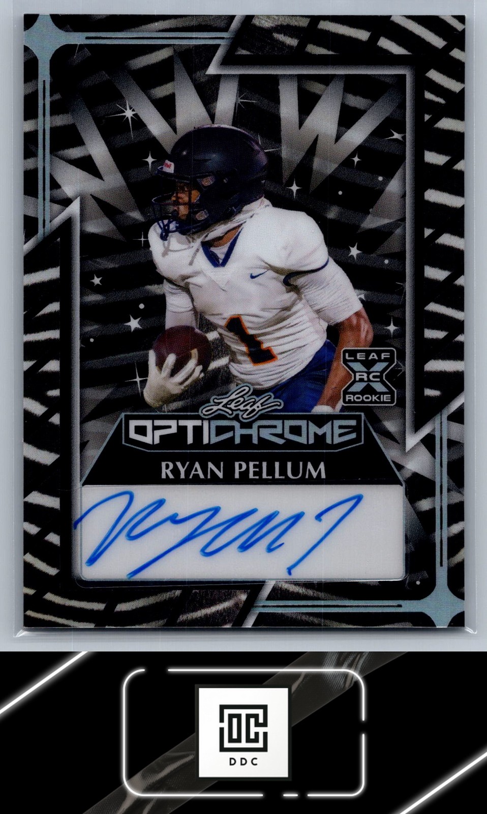 2024 Leaf Eclectic - Optichrome Prismatic Zebra #O-RP1 Ryan Pellum #/4