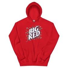 Big Red Soda Graphic Red Graphic Unisex Hoodie